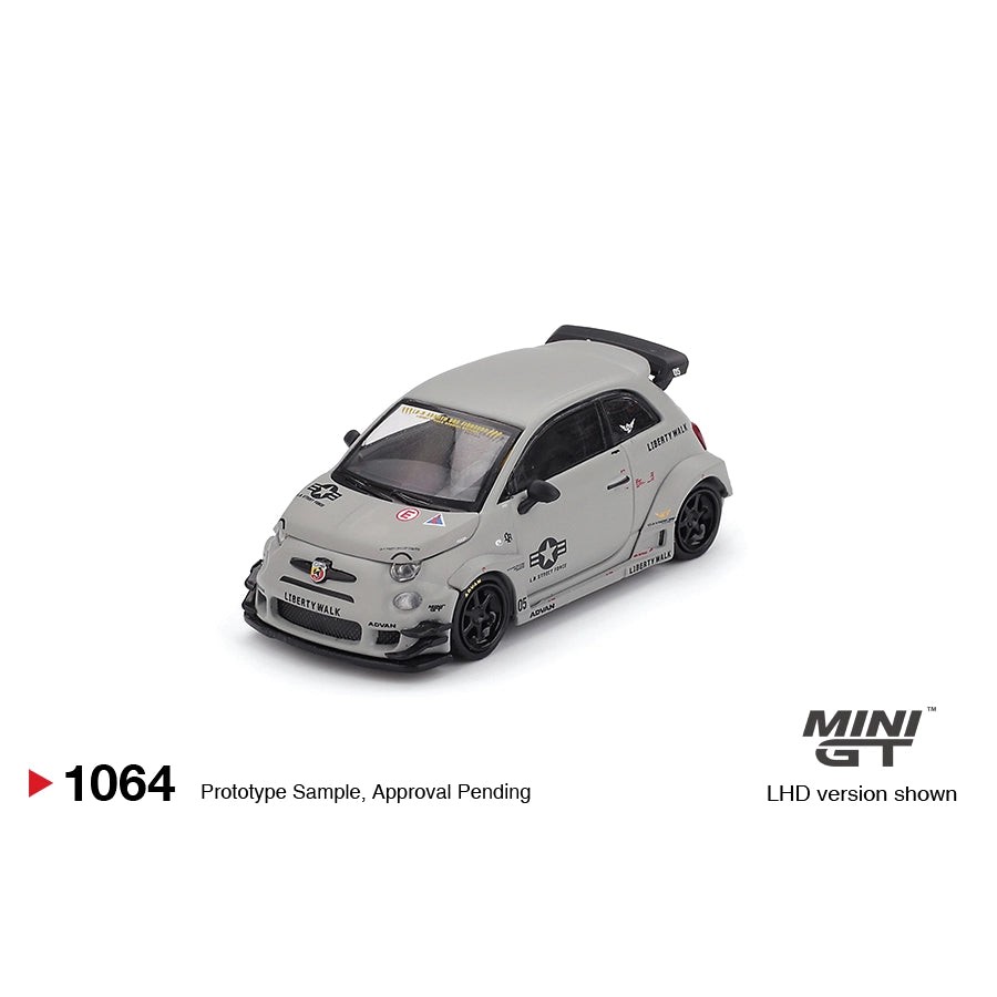 Mini GT 1:64 Abarth 595 LB-WORKS x Abas Works Fighters MGT01064-BL