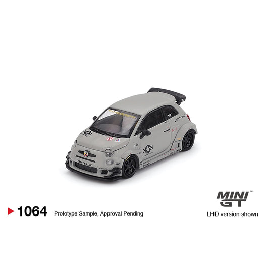 Mini GT 1:64 Abarth 595 LB-WORKS x Abas Works Fighters MGT01064-BL