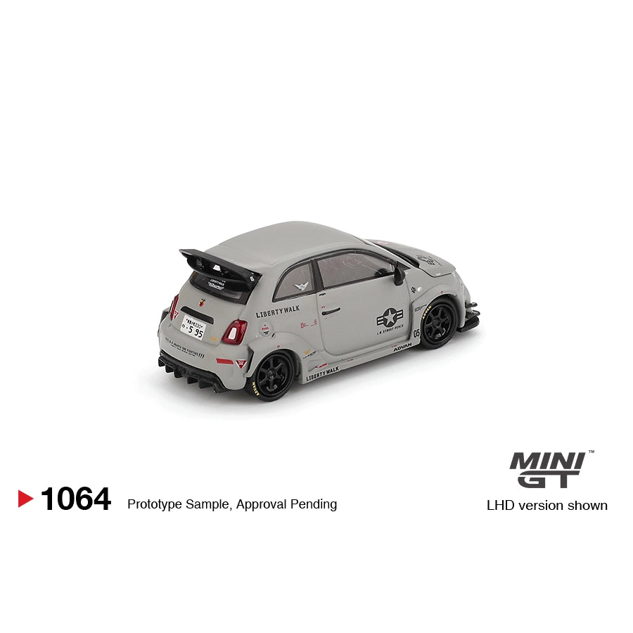 Mini GT 1:64 Abarth 595 LB-WORKS x Abas Works Fighters MGT01064-BL