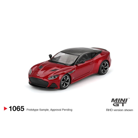 Mini GT 1:64 Aston Martin DBS Hyper Red MGT01065-BL