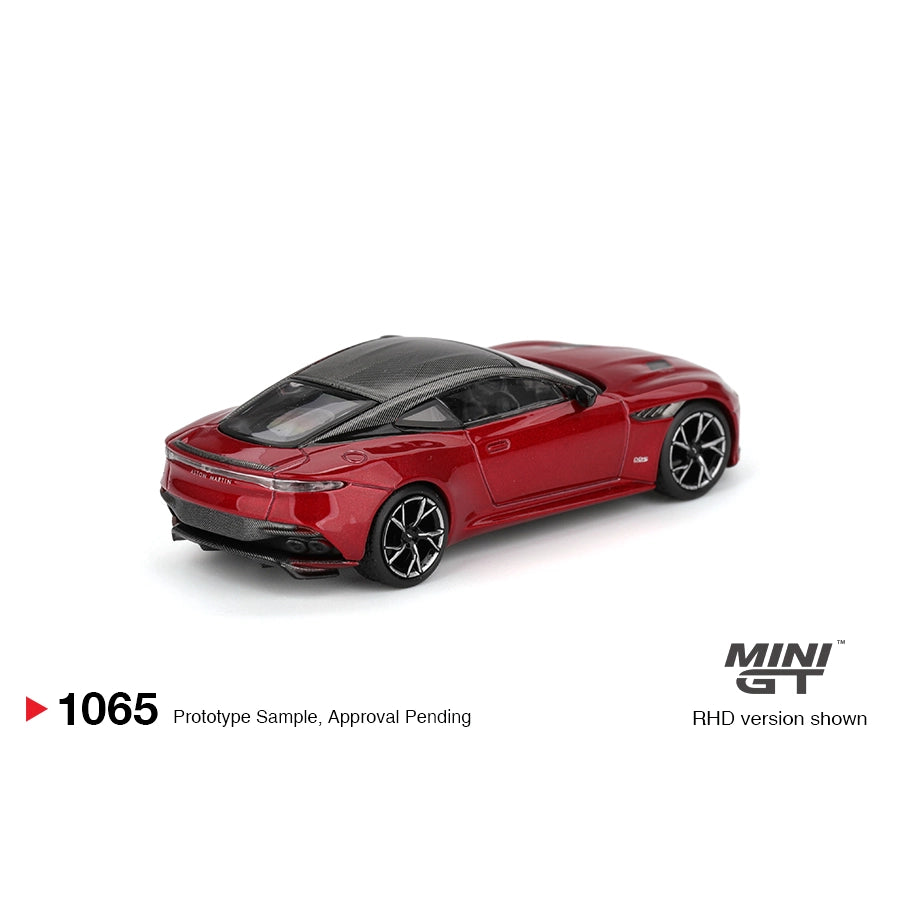 Mini GT 1:64 Aston Martin DBS Hyper Red MGT01065-BL