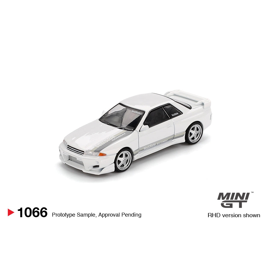 Mini GT 1:64 Nissan Skyline GT-R (R32) VeilSide Combat C-I White MGT01066-BL