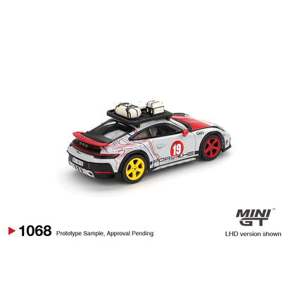 Mini GT 1:64 Porsche 911 Dakar “Mr. Darkar” MGT01068-BL