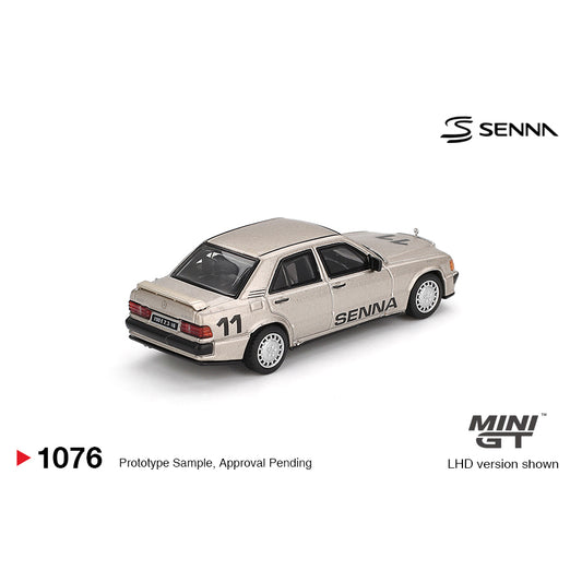Mini GT 1:64 Mercedes-Benz 190 E 2.3-16 #11 Ayrton Senna w/ Figure MGT01076-BL