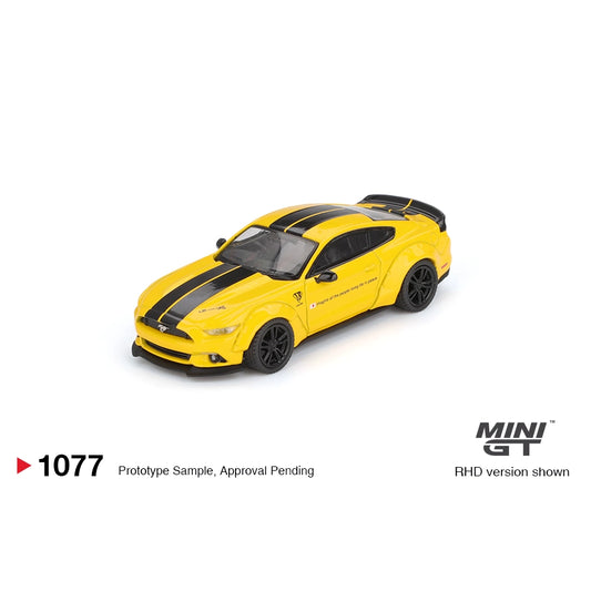 Mini GT 1:64 LB Works Ford Mustang Triple Yellow MGT01077-BL