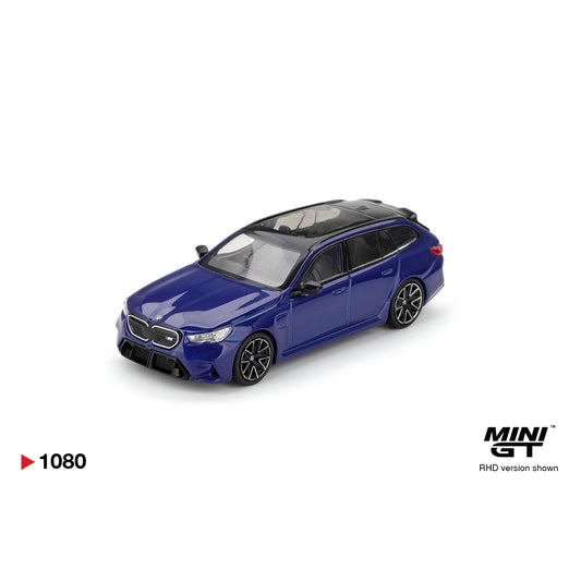 Mini GT 1:64 BMW M5 Touring Marina Bay Blue Metallic MGT01080-BL