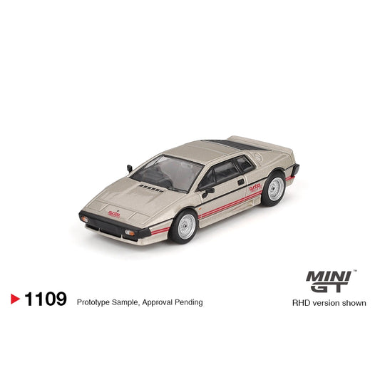 Mini GT 1:64 Lotus Esprit Turbo Metallic Silver MGT01109-BL