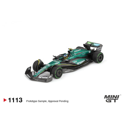 Mini GT 1:64 Aston Martin AMR24 #14 Fernando Alonso 2024 F1 2024 Canadian GP