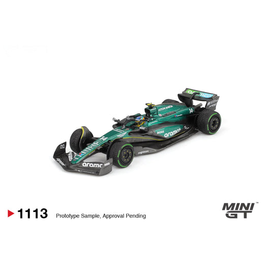 Mini GT 1:64 Aston Martin AMR24 #14 Fernando Alonso 2024 F1 2024 Canadian GP