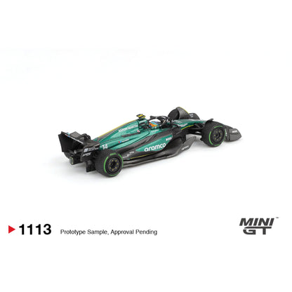 Mini GT 1:64 Aston Martin AMR24 #14 Fernando Alonso 2024 F1 2024 Canadian GP