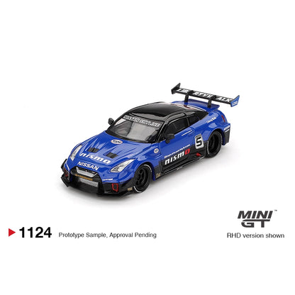 Mini GT 1:64 LB-Silhouette WORKS GT NISSAN 35GT-RR Ver.2 Blue MGT01124-BL