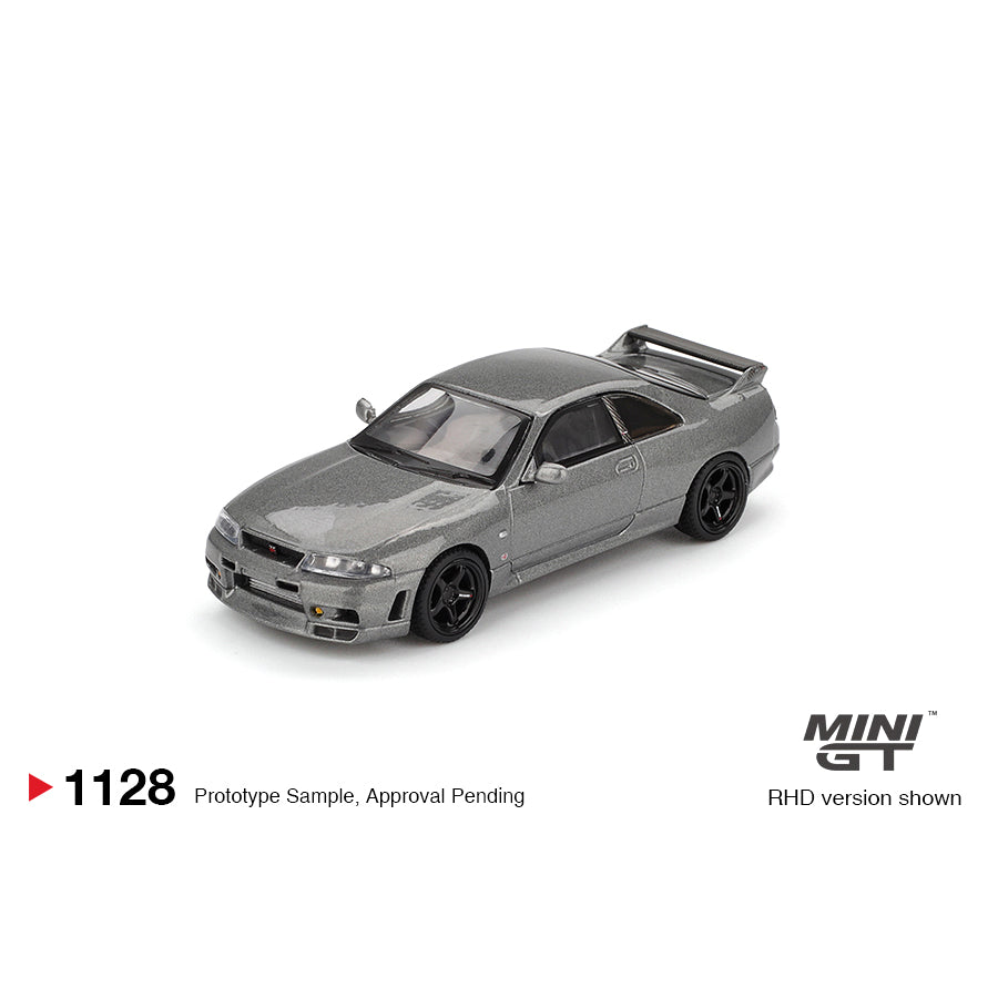 Mini GT 1:64 Nissan Skyline GT-R Dark Metal Gray NISMO BCNR33 CRS Version