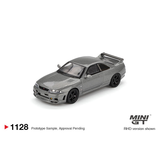 Mini GT 1:64 Nissan Skyline GT-R Dark Metal Gray NISMO BCNR33 CRS Version