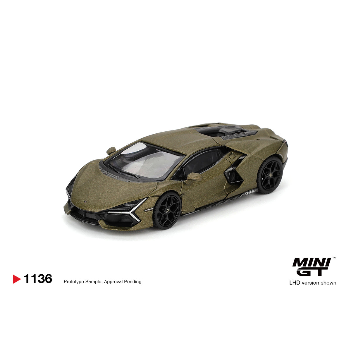 Mini GT 1:64 Lamborghini Revuelto Verde Gea Matte