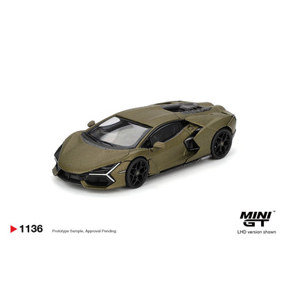 Mini GT 1:64 Lamborghini Revuelto Verde Gea Matte