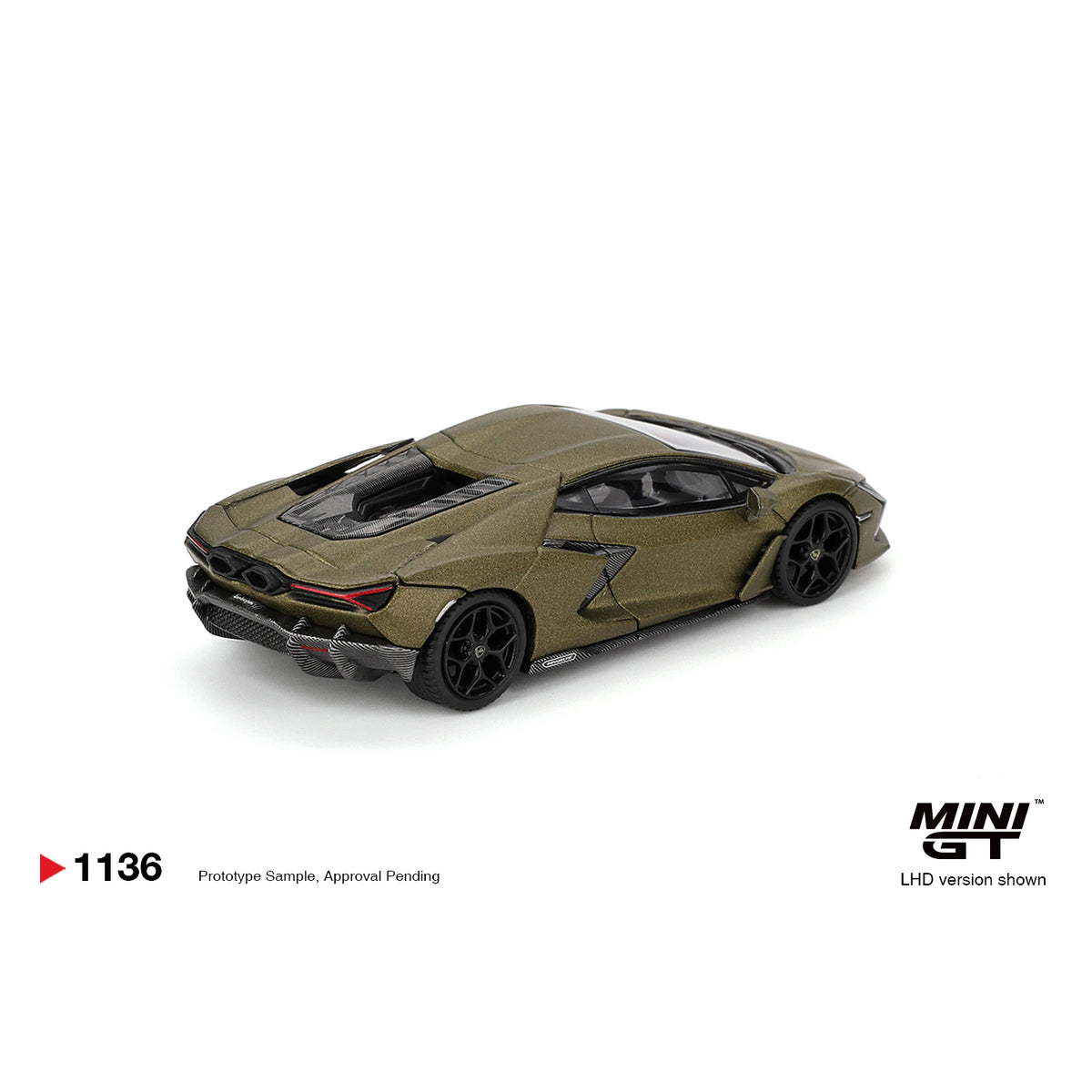 Mini GT 1:64 Lamborghini Revuelto Verde Gea Matte