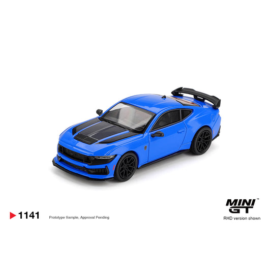 Mini GT 1:64 Ford Mustang Dark Horse 2024 Grabber Blue MGT01141-BL