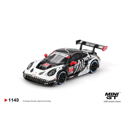 Mini GT 1:64 Porsche 911 GT3 R#77 AO Racing IMSA 2025 Petit Le Mans