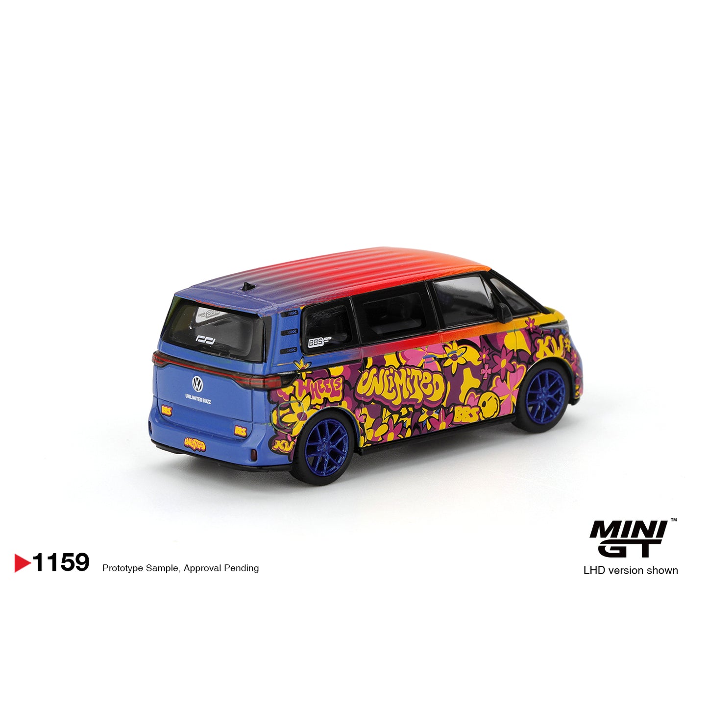 Mini GT 1:64 Volkswagen ID. Buzz KW/BBS