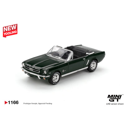 Mini GT 1:64 Ford Mustang Convertible 1964 Highland Green