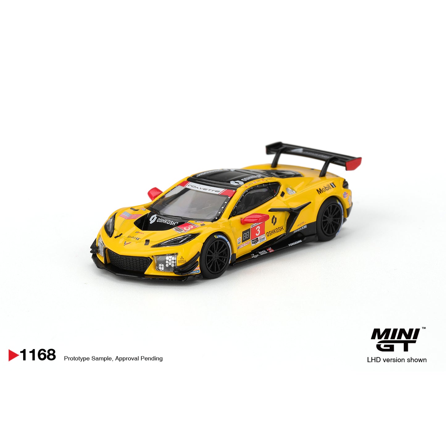 Mini GT 1:64 Chevrolet Corvette Z06 GT3.R #3 Corvette Racing by Pratt Miller Motorsports 2025 IMSA Daytona 24 Hrs