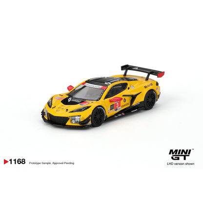 Mini GT 1:64 Chevrolet Corvette Z06 GT3.R #3 Corvette Racing by Pratt Miller Motorsports 2025 IMSA Daytona 24 Hrs