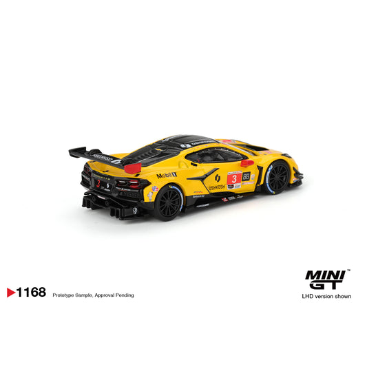 Mini GT 1:64 Chevrolet Corvette Z06 GT3.R #3 Corvette Racing by Pratt Miller Motorsports 2025 IMSA Daytona 24 Hrs