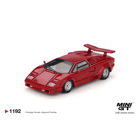 Mini GT 1:64 Lamborghini Countach 25th Anniversary Red
