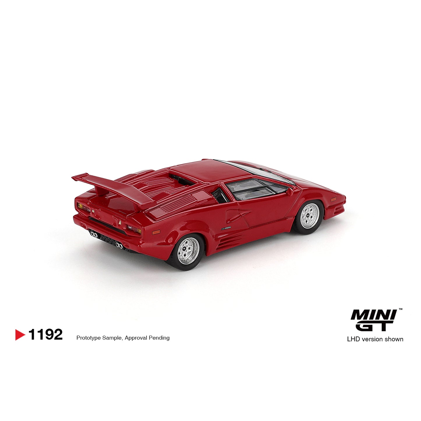 Mini GT 1:64 Lamborghini Countach 25th Anniversary Red