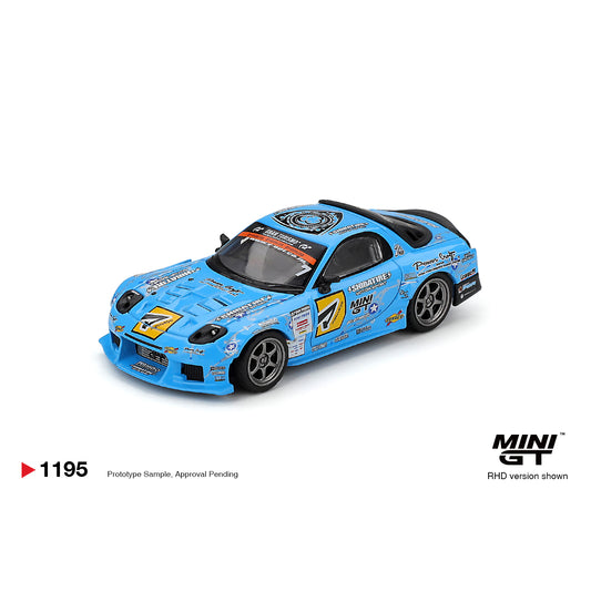 Mini GT 1:64 Mazda RX-7 RE-Amemiya 2025 D1GP Blue