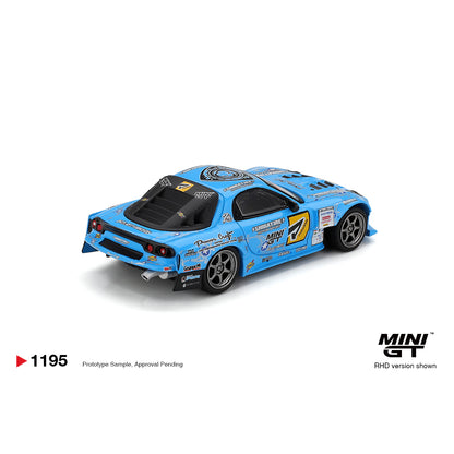 Mini GT 1:64 Mazda RX-7 RE-Amemiya 2025 D1GP Blue
