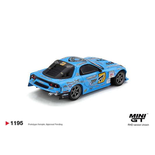 Mini GT 1:64 Mazda RX-7 RE-Amemiya 2025 D1GP Blue