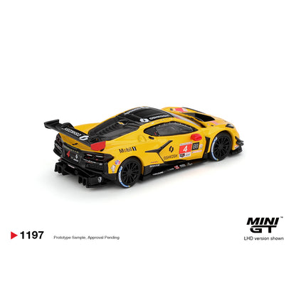 Mini GT 1:64 Chevrolet Corvette Z06 GT3.R #4 Corvette Racing by Pratt Miller Motorsports 2025 IMSA Daytona 24 Hrs