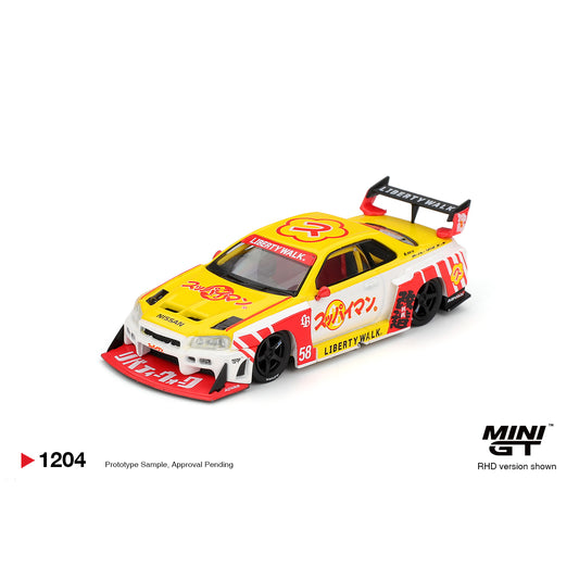Mini GT 1:64 Nissan LB-ER34 Super Silhouette SKYLINE Suppaiman Okinawa
