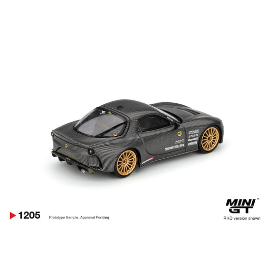 Mini GT 1:64 Mazda RX-7 RE-Amemiya Matsukiyo KOKU 3 Rotor NA-7 TAS 2025 Best Tuned Car Award Carbon
