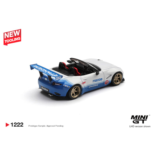 [PRE ORDER] Mini GT 1:64 Mazda Miata MX-5 ND Pandem IMSA MGT01222-BL