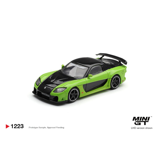 [PRE ORDER] Mini GT 1:64 Mazda RX-7 VeilSide Fortune7 Green MGT01223-BL