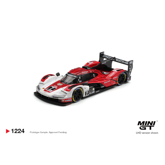 [PRE ORDER] Mini GT 1:64 Porsche 963 #7 Porsche Penske Motorsport 2025 IMSA MGT01224-BL