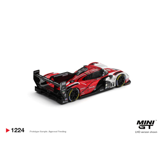 [PRE ORDER] Mini GT 1:64 Porsche 963 #7 Porsche Penske Motorsport 2025 IMSA MGT01224-BL