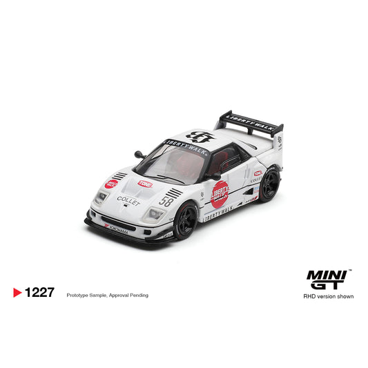 Mini GT 1:64 Mazda AZ-1 Liberty Walk LB40 LB-Hinomaru White