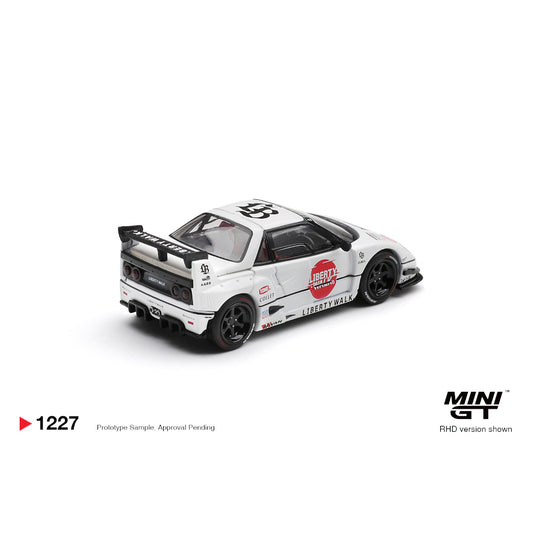 [PRE ORDER] Mini GT 1:64 Mazda AZ-1 Liberty Walk LB40 LB-Hinomaru White MGT01227-BL