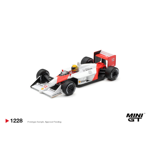 [PRE ORDER] Mini GT 1:64 McLaren MP4/4 #12 Ayrton Senna 1988 Canadian Grand Prix Winner MGT01228-BL