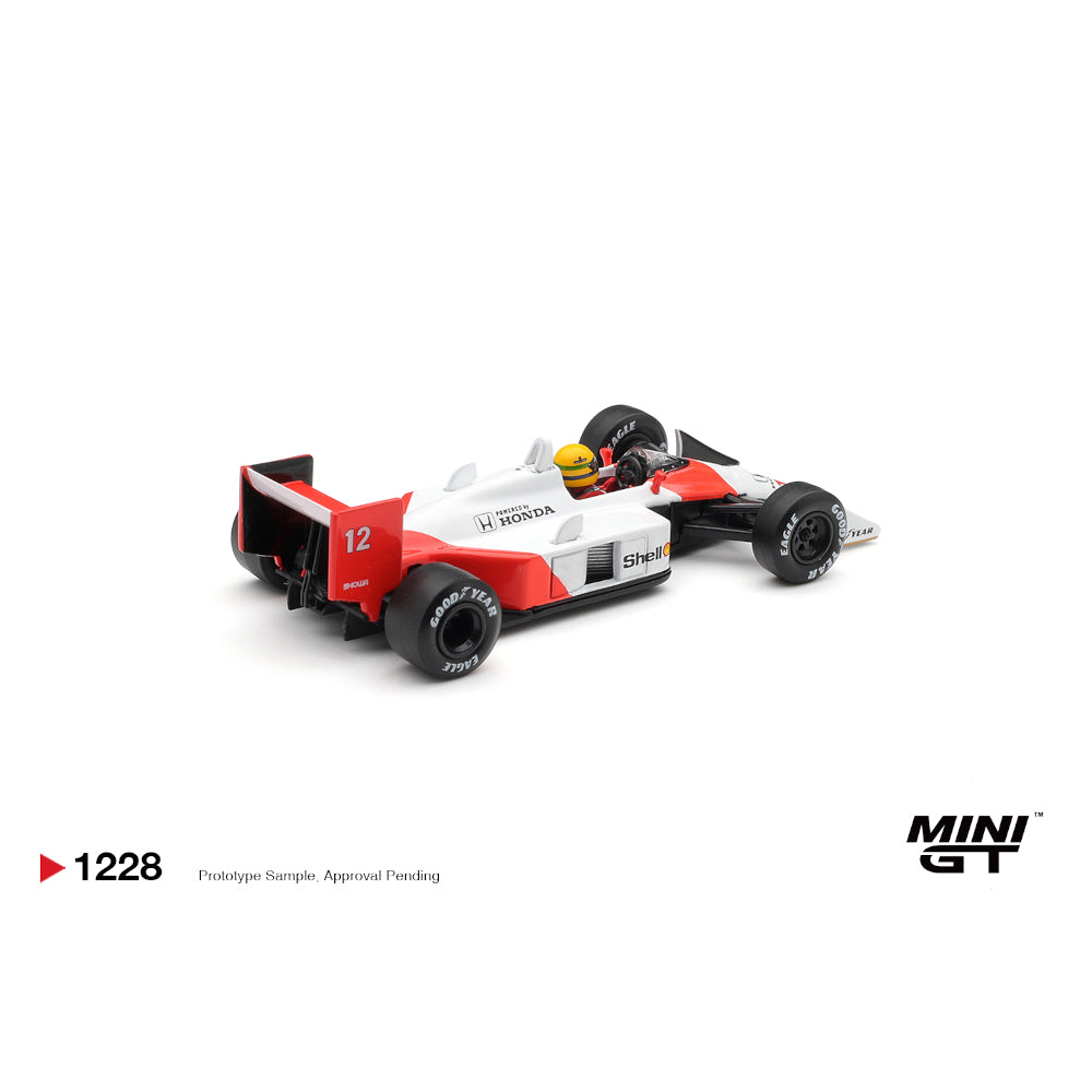 [PRE ORDER] Mini GT 1:64 McLaren MP4/4 #12 Ayrton Senna 1988 Canadian Grand Prix Winner MGT01228-BL