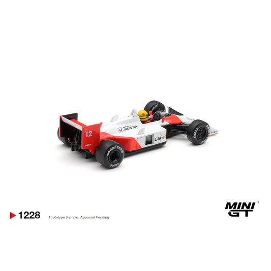 [PRE ORDER] Mini GT 1:64 McLaren MP4/4 #12 Ayrton Senna 1988 Canadian Grand Prix Winner MGT01228-BL