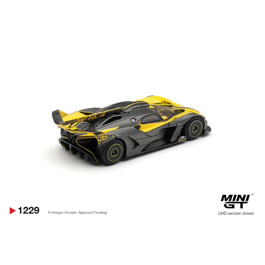 [PRE ORDER] Mini GT 1:64 Bugatti Bolide Yellow MGT01229-BL