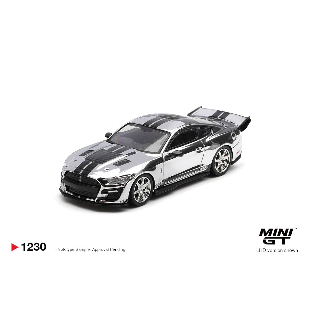 [PRE ORDER] Mini GT 1:64 Shelby GT500 Dragon Snake Concept Chrome Silver MGT01230-BL
