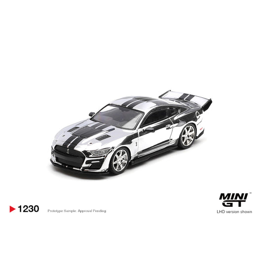 [PRE ORDER] Mini GT 1:64 Shelby GT500 Dragon Snake Concept Chrome Silver MGT01230-BL