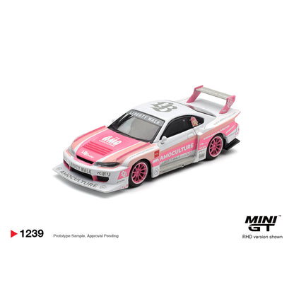 Mini GT 1:64 Nissan Silvia S15 LB-Super Silhouette AMOCULTURE MGT01239-BL