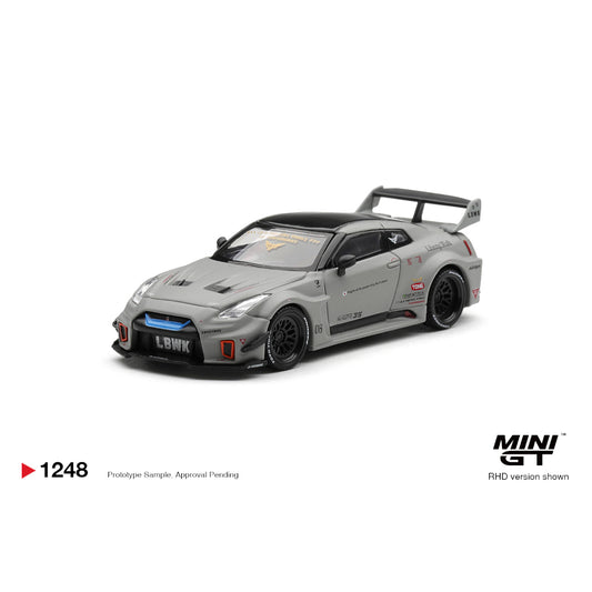 [PRE ORDER] Mini GT 1:64 Nissan LB-Silhouette Works GT 35GT-RR Ver.1 Matt Grey