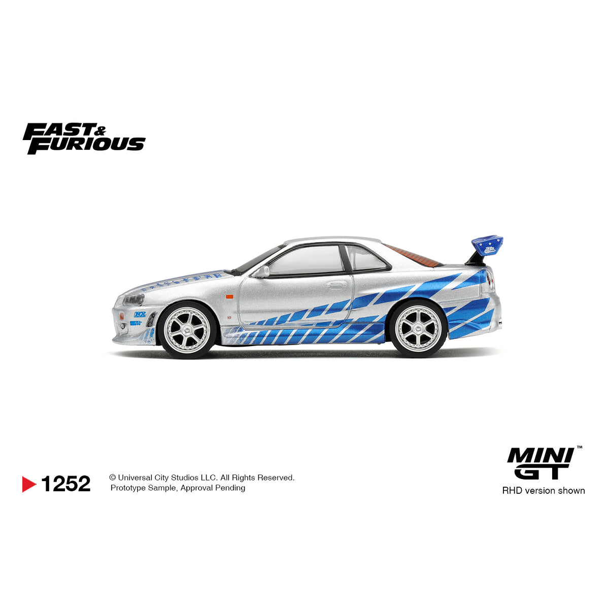 [PRE ORDER] Mini GT 1:64 Fast & Furious Nissan Skyline GT-R C-West "2 Fast 2 Furious" Brian O'Conner